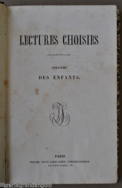 Letture Infanzia Libri Bambini Incisioni Lectures Choisies Dimanche Enfants 1800