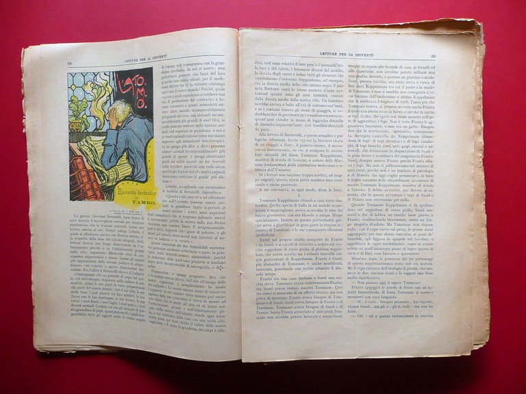 Letture per la Giovent˘ e Famiglie Scotti Roma 1906 52 Numeri Completo Yambo