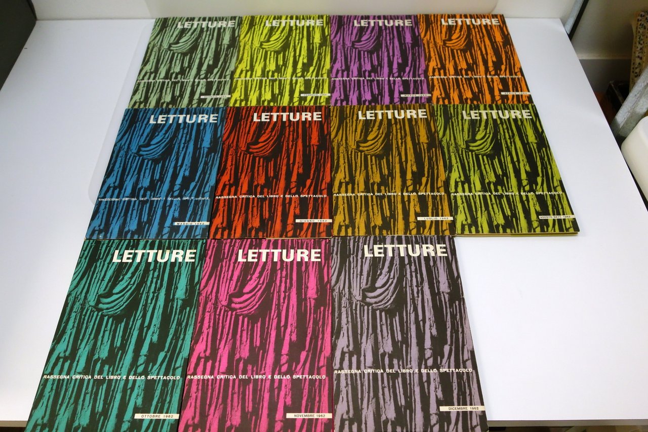 LETTURE RASSEGNA CRITICA DEL LIBRO E DELLO SPETTACOLO ANNATA COMPLETA … | Immagine principale