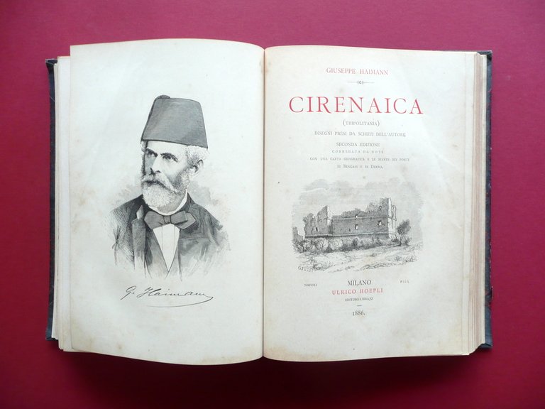 Libia Italica de Regny Cirenaica G. Haimann Hoepli Milano 1885-1913 …