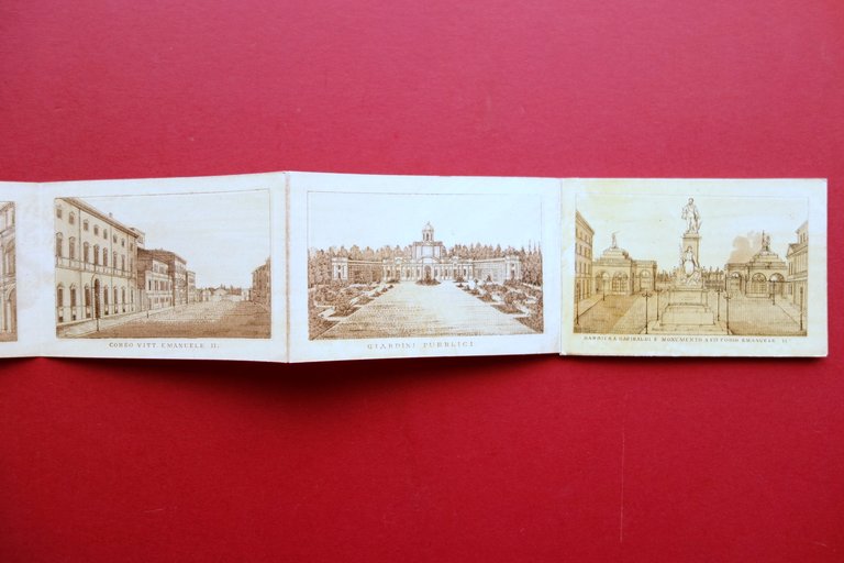 Libretto a Fisarmonica Ricordo di Modena 12 Vedute Litografia Cavazzuti | Immagine Gallery 3