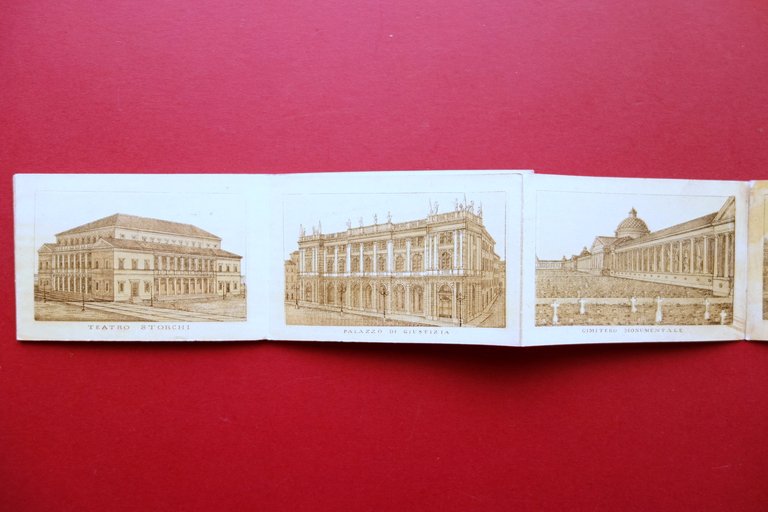 Libretto a Fisarmonica Ricordo di Modena 12 Vedute Litografia Cavazzuti | Immagine Gallery 4
