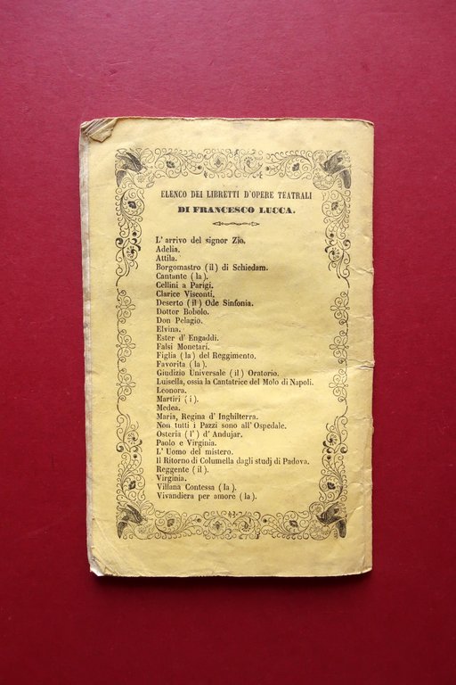 Libretto d'Opera Attila G. Verdi T. Solera Teatro Comunale di …