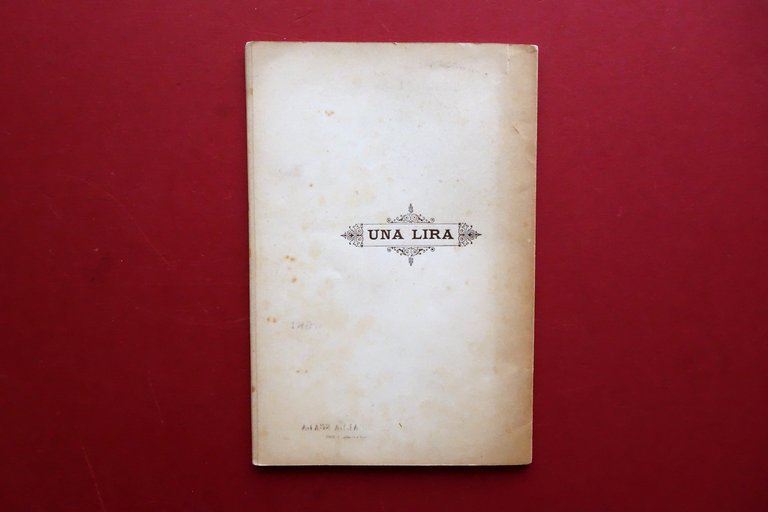 Libretto d'Oprea Eugenio Oneghin Teatro alla Scala 1900 1° Rappresentazione …