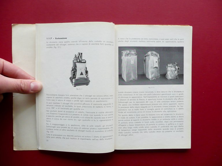 Libretto Salmoiraghi Milano Strumenti Tipografici Manutenzione Accessori 1958