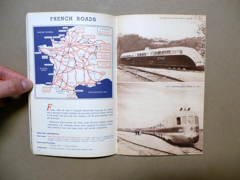 Libretto Turistico France Centre National du Tourisme Paris 1937 Cappiello