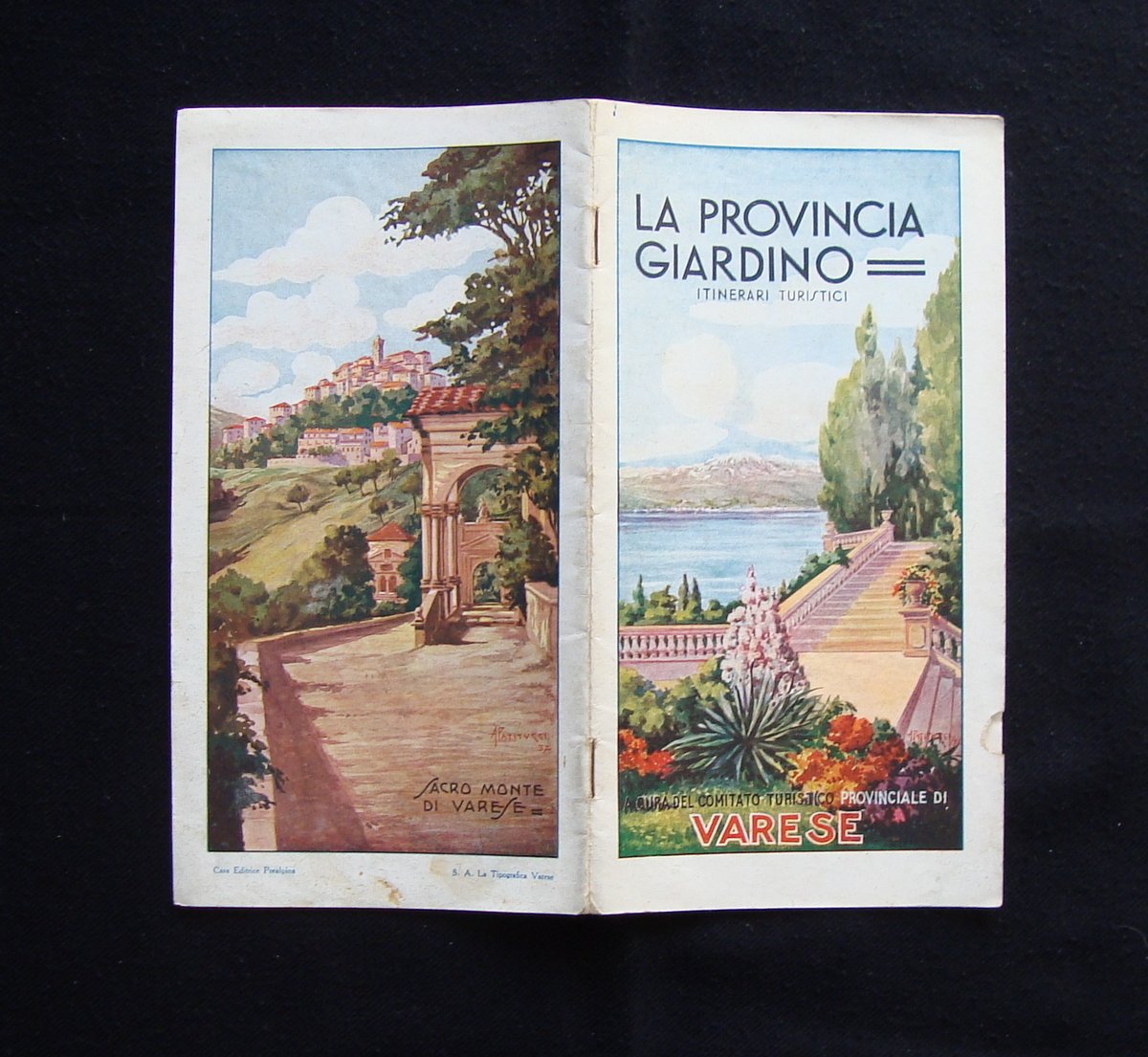 Libretto Turistico La Provincia Giardino 1934 Varese Busto Arsizio Ceresio …