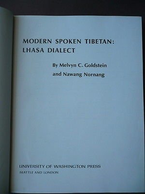 Linguistica Lingua Tibetana Dialetto di Lhase Lingue Orientali London 1970 | Immagine principale