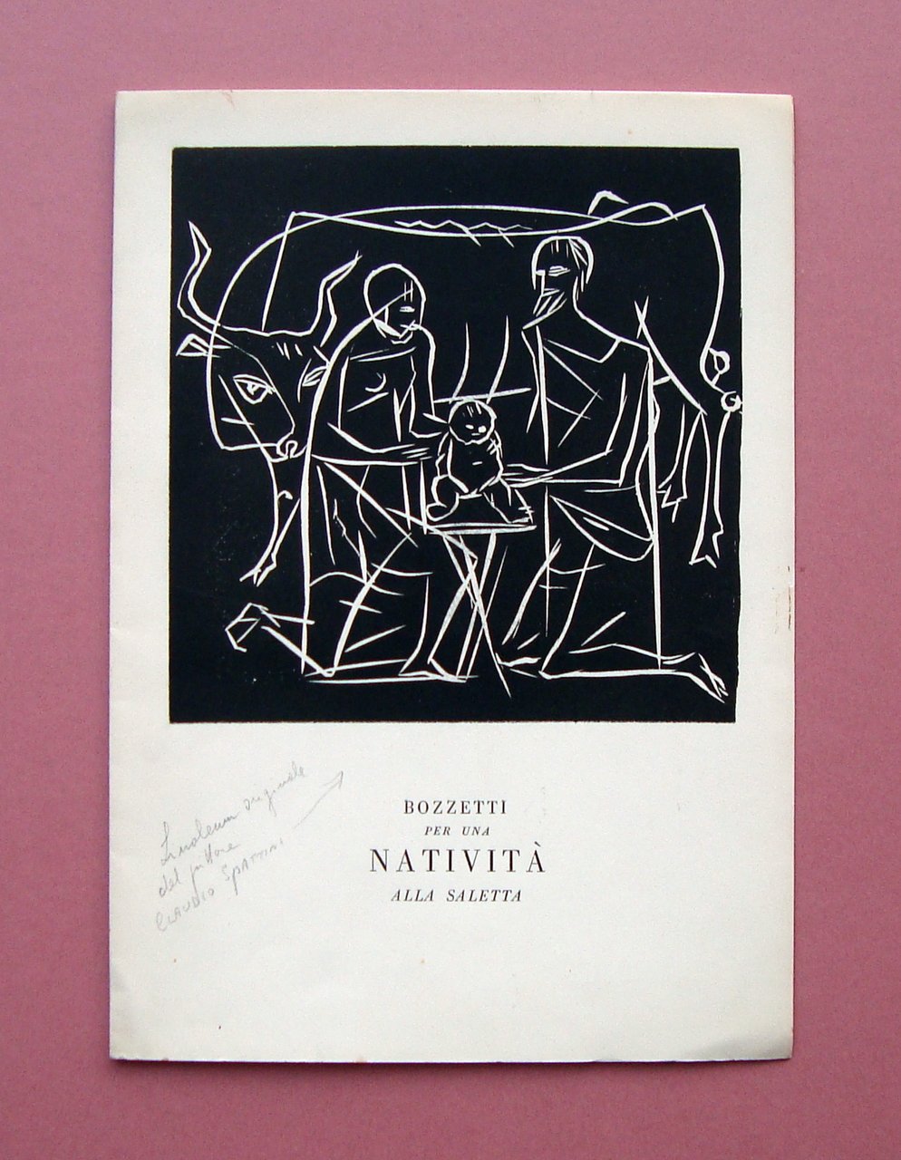 Linoleum Originale Claudio Spattini Bozzetti per una Nativit‡ alla Saletta …