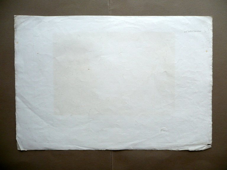 Litografia Galleria del Gabbio Carocci Buonajuti Sempione Met‡ '800