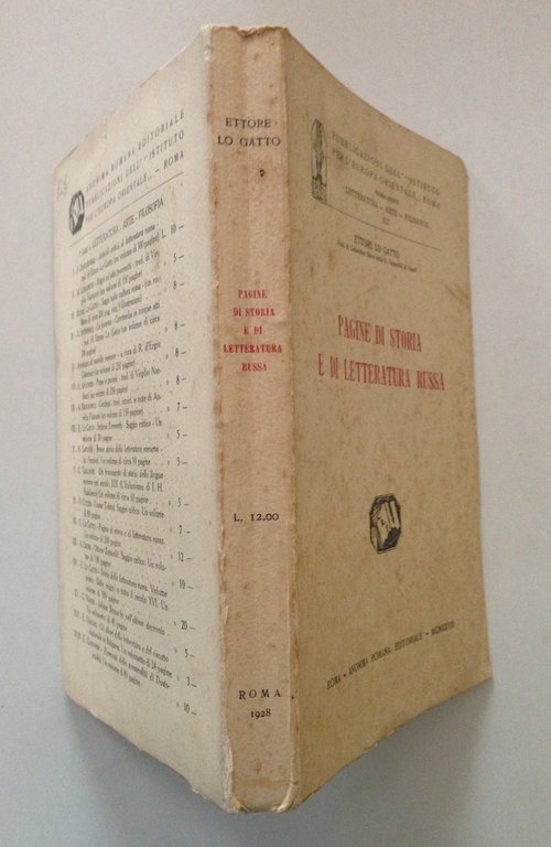 LO GATTO PAGINE DI STORIA E DI LETTERATURA RUSSA ROMA …