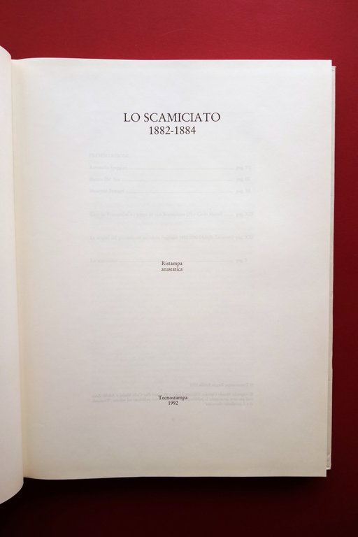 Lo Scamiciato Voce del Popolo 1882-84 Reggio Emilia Anastatica 1992 …