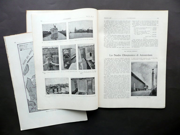 Lo Stadio Olimpionico di Amsterdam Jan Wils De Styl L'Ingegnere Numero 11 1928