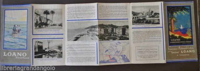 Locale Liguria Loano Riviera Ponente Stazione Balneare Climatica Turismo 1950