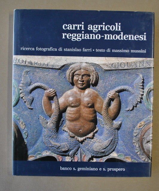 Locale Modena Reggio Farri Mussini Carri Agricoli Agricoltura Intaglio 1981
