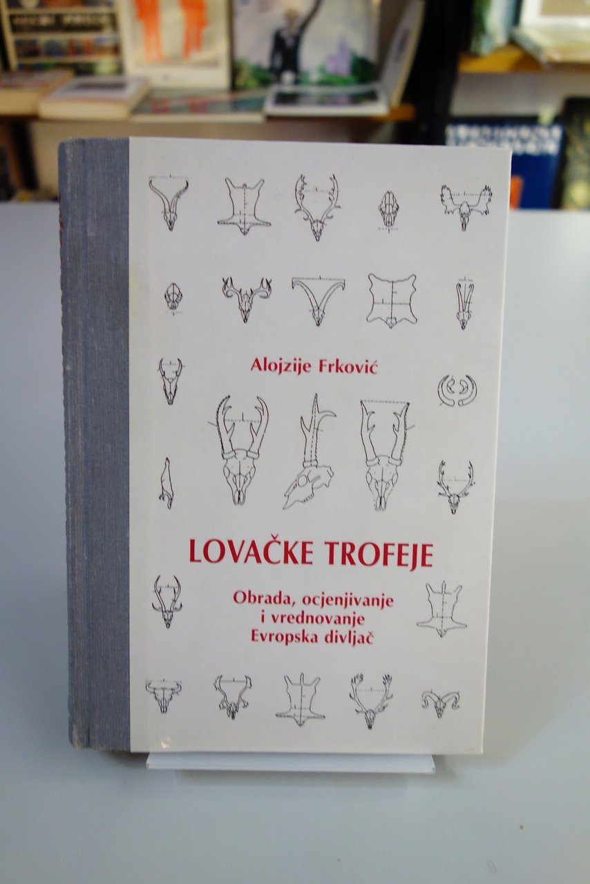 LOVACKE TROFEJE FRKOVIC TROFEI CACCIA CROAZIA HRVATSKA 1989
