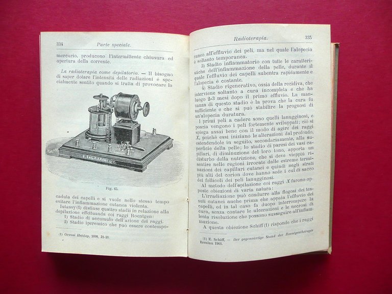 Luce e Salute Fototerapia Radioterapia Bellini Hoepli Milano 1903 1∞ … | Immagine Gallery 7
