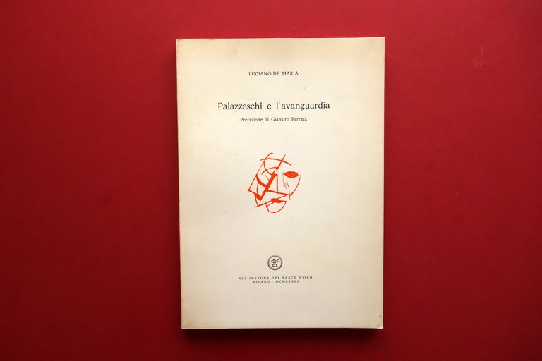 Luciano de Maria Palazzeschi e l'Avanguardia 1976 Autografo Ex Libris P. Chiara