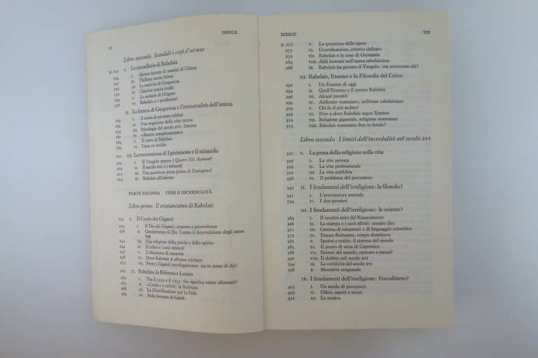 Lucien Febvre Il Problema dell'Incredulità nel XVI Secolo Rabelais Einaudi … | Immagine Gallery 4