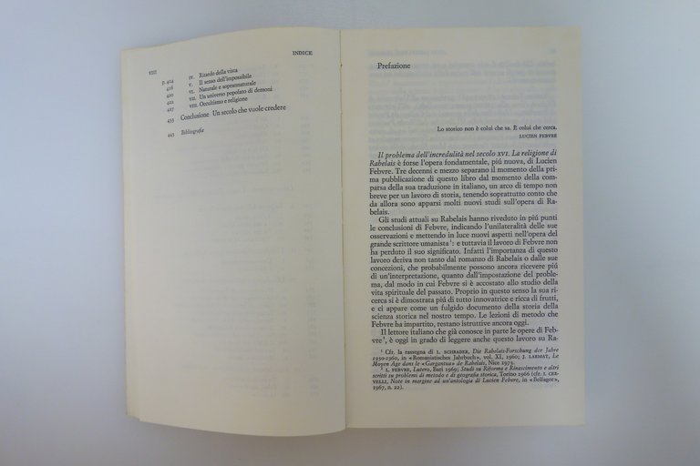 Lucien Febvre Il Problema dell'Incredulità nel XVI Secolo Rabelais Einaudi … | Immagine Gallery 5