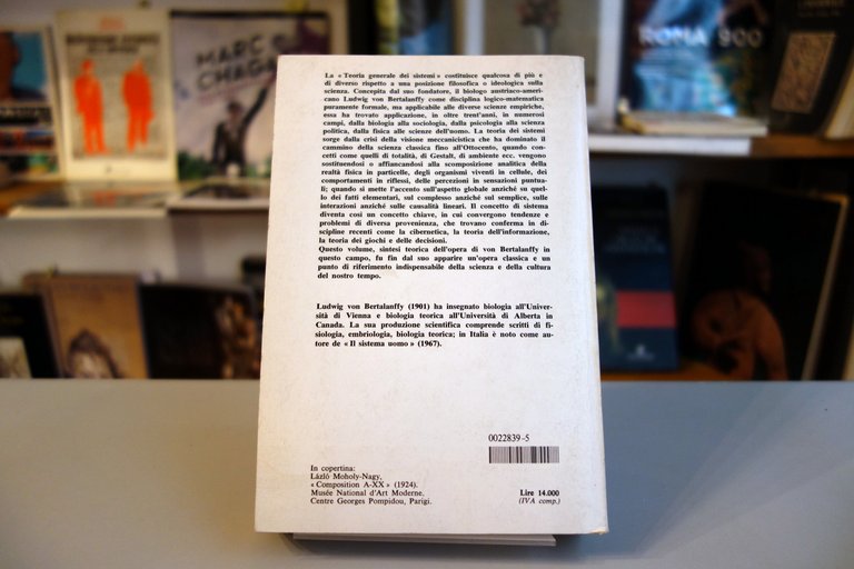 Ludwig von Bertalanffy Teoria Generale dei Sistemi Mondadori 1983 1°Ed.