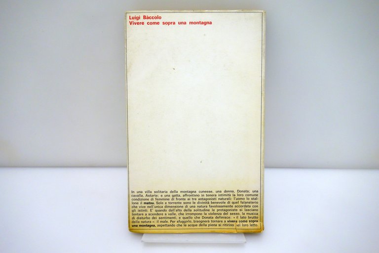 Luigi Baccolo Vivere Come Sopra una Montagna Dell'Albero 1° Ed. … | Immagine Gallery 2