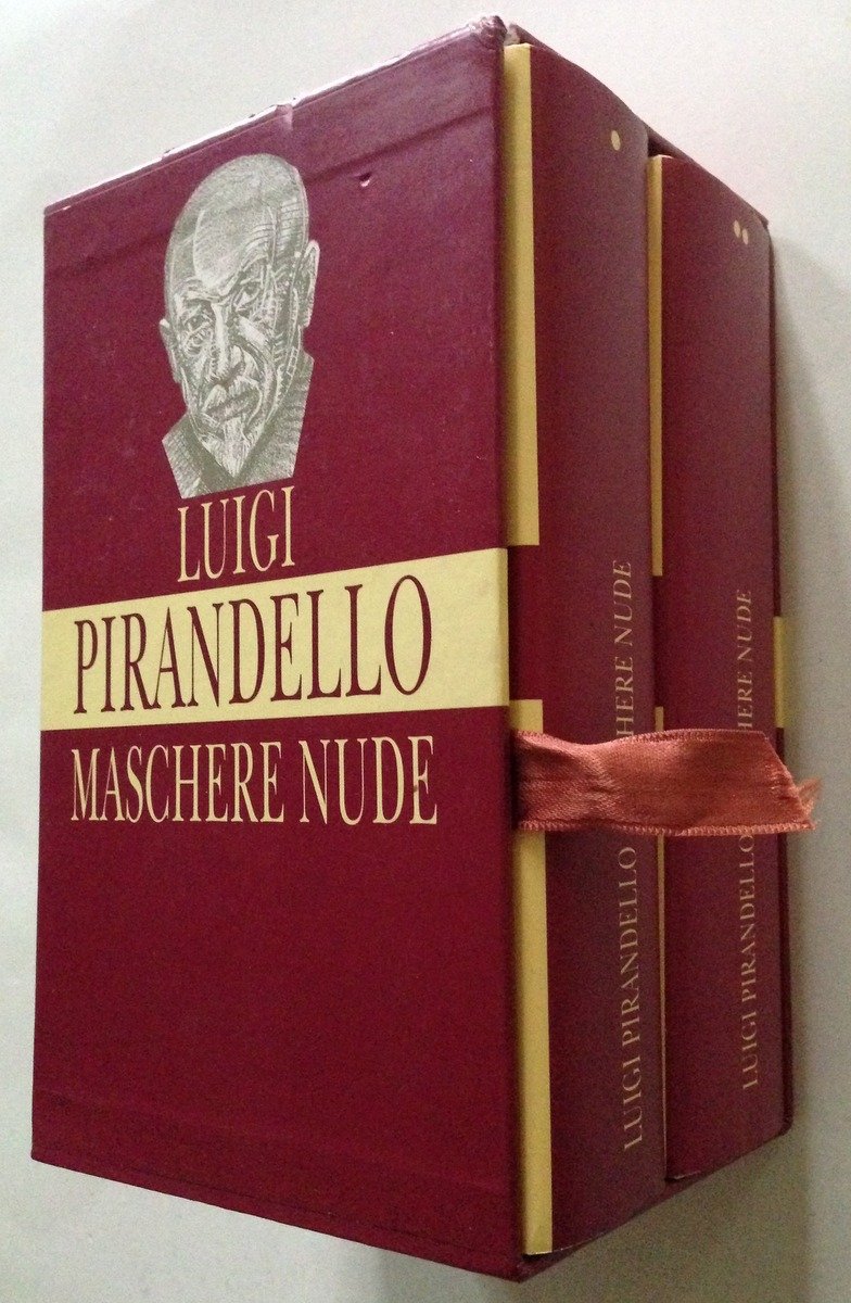 Luigi Pirandello Maschere Nude 2 Volumi Mondadori Editore Milano 1986