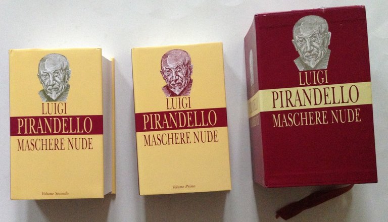 Luigi Pirandello Maschere Nude 2 Volumi Mondadori Editore Milano 1986