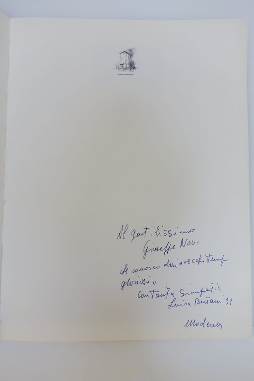 LUISA BERTANI FEDERICO ZERI RICORDO DI MILLENNI ACQUEFORTI MODENA 1991 …