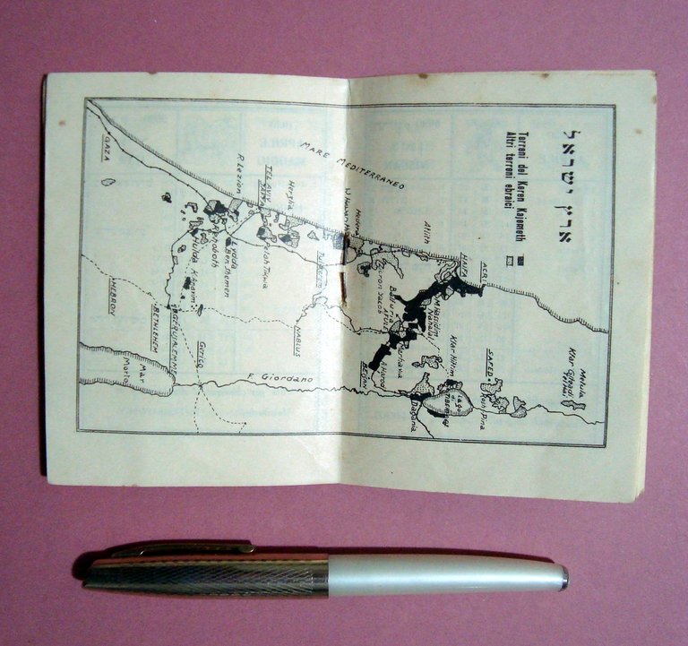 Lunario Anno 5690 - 1929-30 Keren Kajemeth Le-Israel