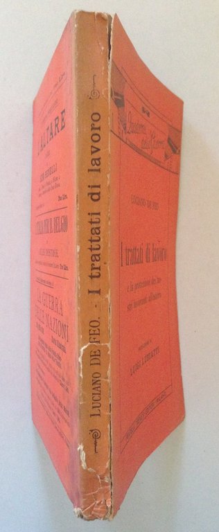 Luzzatti De Feo Trattati di Lavoro la Protezione dei Nostri …