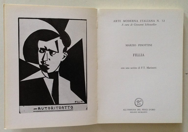 M. Pinottini Fillia Con Uno Scritto di F.T. Marinetti Milano …