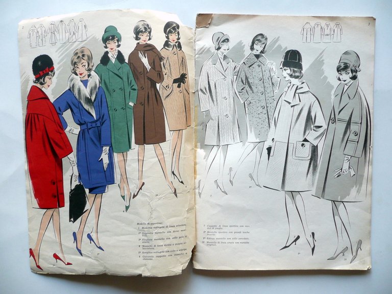 Ma Mode Rivista Numero 33 Inverno 1963 Moda Figurini Modelli …