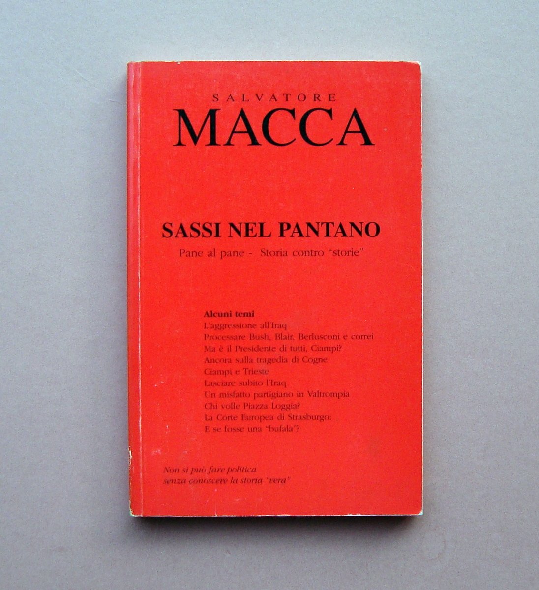 Macca Salvatore Sassi nel Pantano 2005 Tip FC Quinzano Storia … | Immagine principale