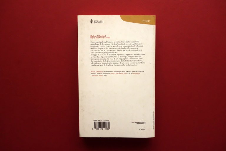 Madawi Al-Rasheed Storia dell'Arabia Saudita Bompiani Milano 2004 Raro Esaurito | Immagine Gallery 2