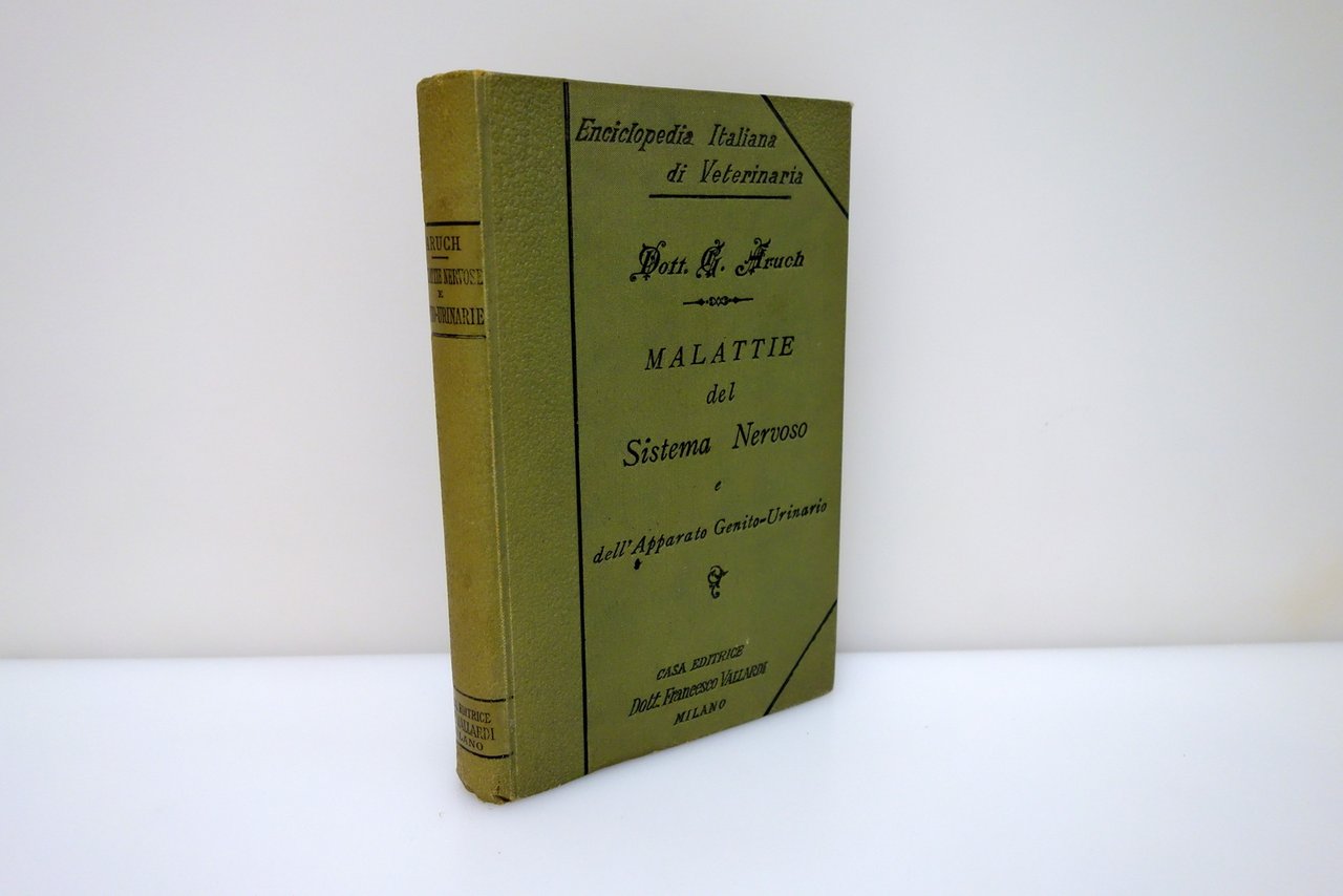 Malattie del Sistema Nervoso Apparato Genito-Urinario Vallardi 1900 Veterinaria | Immagine principale