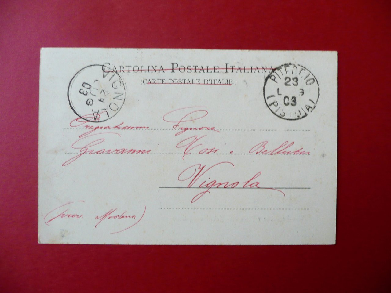 Manifesto Comune di Modena Sindaco Carnevale Corso delle Carrozze 23/2/1862