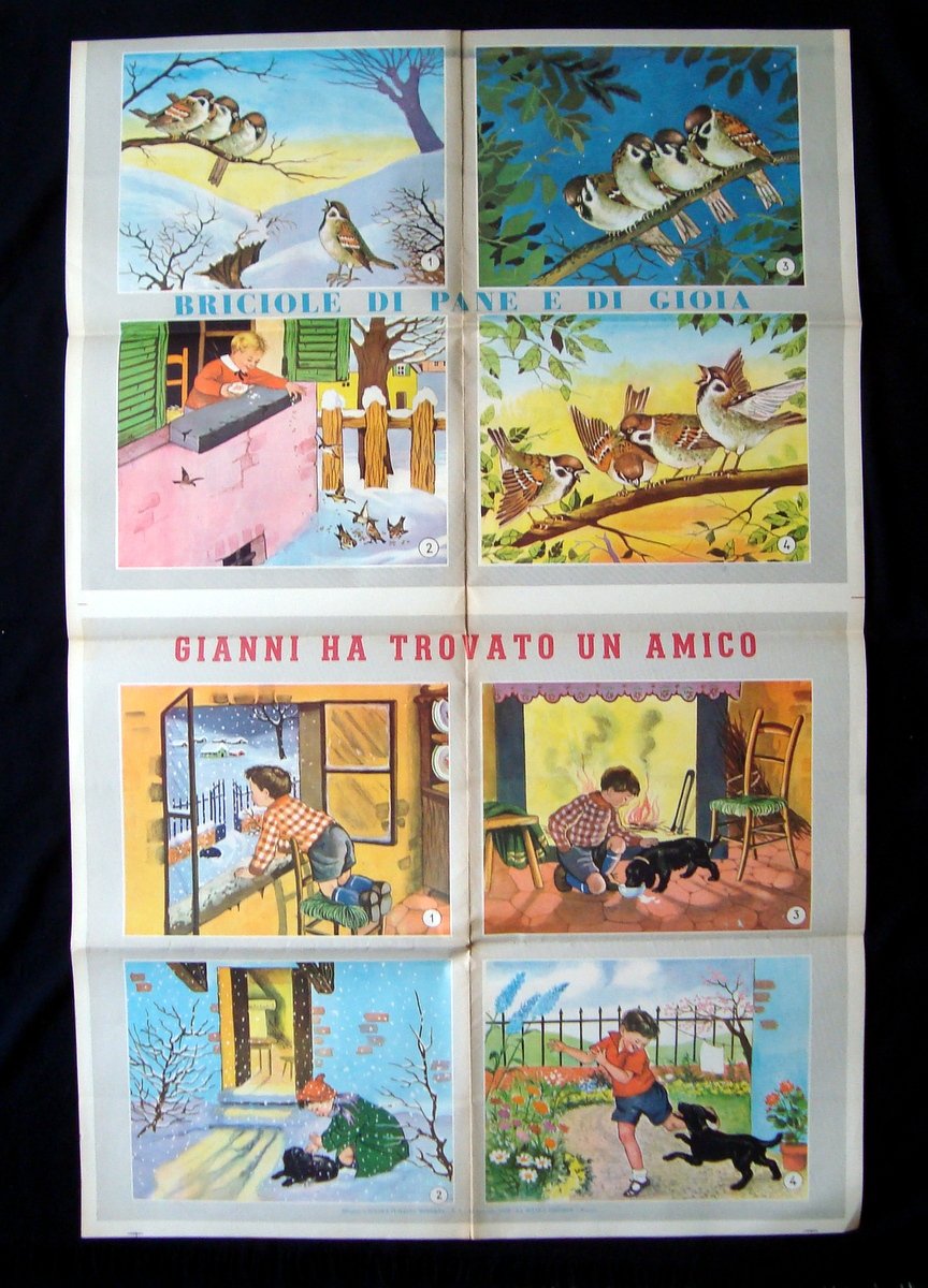 Manifesto scolastico Gianni ha trovato un amico La Scuola Editrice … | Immagine principale