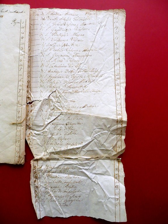 Manoscritto Agiografie Vite dei Santi Primo Ottocento Religione