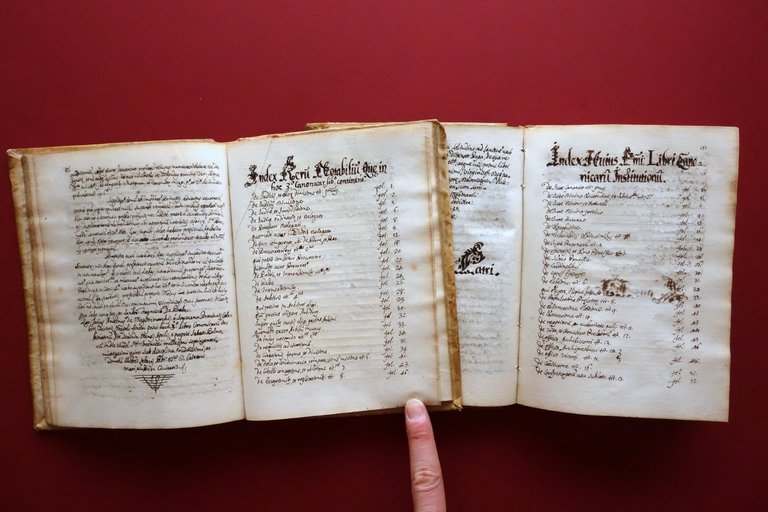 Manoscritto Canonicarum Institutionum Libri IV Diritto Canonico 1735-36 3 Volumi | Immagine Gallery 6