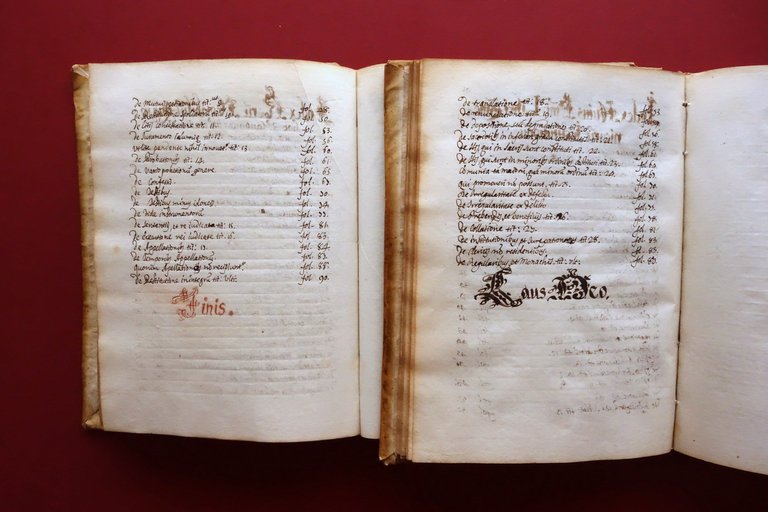 Manoscritto Canonicarum Institutionum Libri IV Diritto Canonico 1735-36 3 Volumi | Immagine Gallery 7