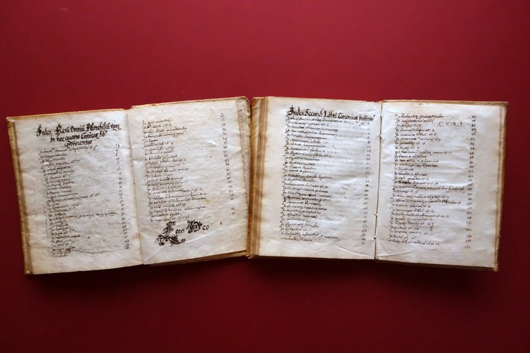 Manoscritto Canonicarum Institutionum Libri IV Diritto Canonico 1735-36 3 Volumi | Immagine Gallery 8