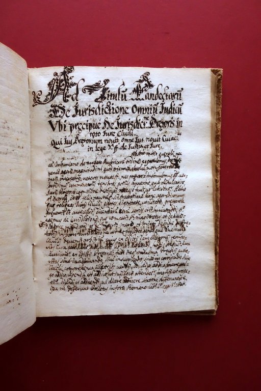 Manoscritto Canonicarum Institutionum Libri IV Diritto Canonico 1735-36 3 Volumi | Immagine Gallery 9