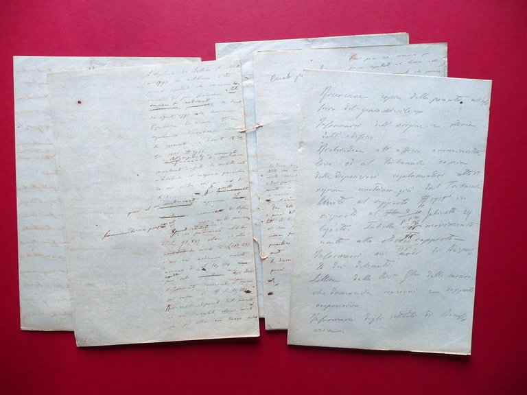 Manoscritto Carceri di Belluno Nozioni Condizione Amministrazione Belazzi 1866