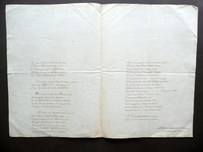 Manoscritto Carme Zenobia di Metastasio Casa Onru Primo '800 Letteratura … | Immagine Gallery 2