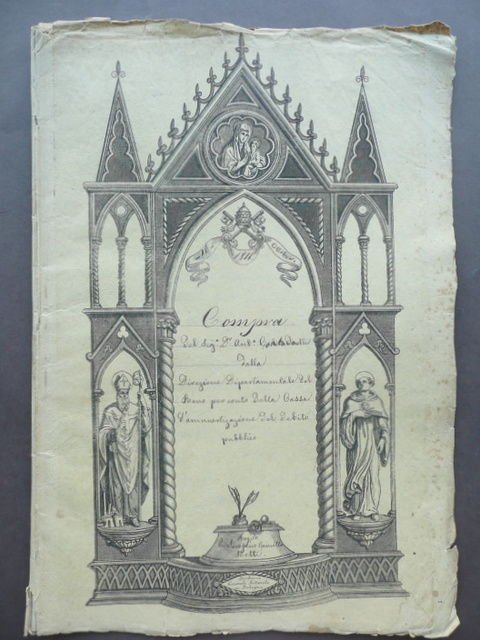Manoscritto Compra Antonio Contarelli Budrio Barbiano Bologna 1811 | Immagine principale