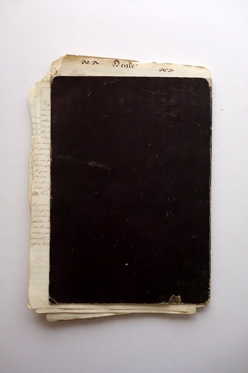 Manoscritto Elenco di Fortificazione Permanente e Passeggera 1851 Fortificazioni