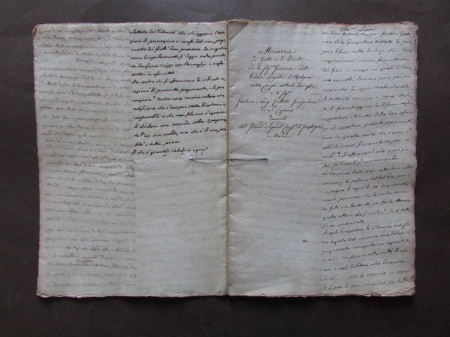 Manoscritto Guazzaloca Sarti S.Cesario Bologna Modena Debito 1820