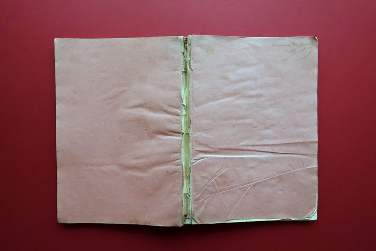 Manoscritto Lezioni di Chimica Minerale del P. Spallanzani Reggio Emilia …