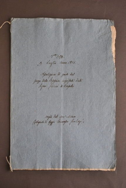 Manoscritto Rogito Assoluzione Prezzo Brescello Boretto Reggio Notaio 1821